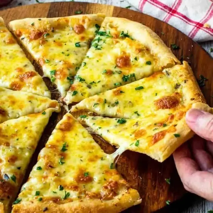 CUMIN & GARLIC CHEESE PIZZA